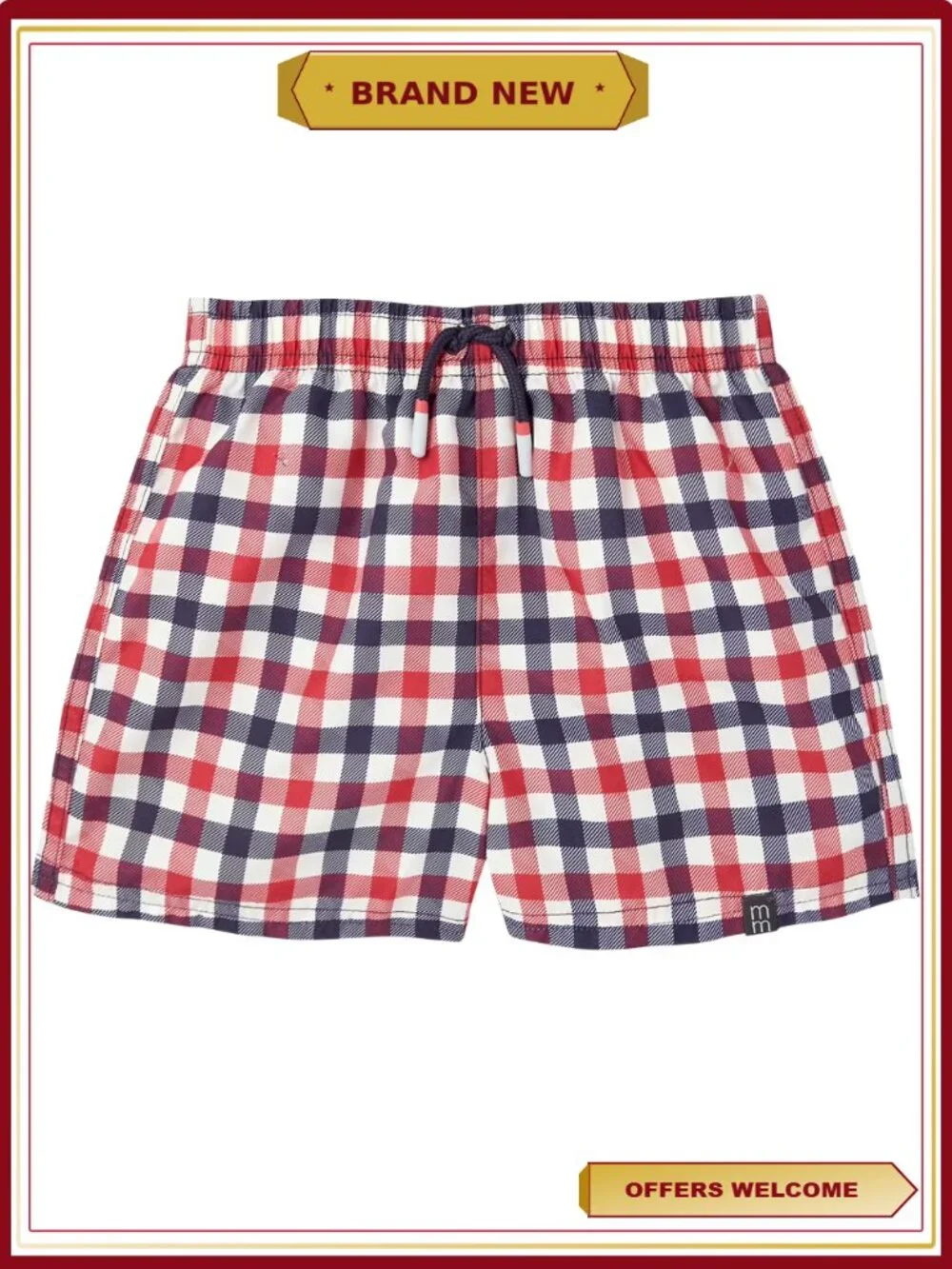 2-Piece Baby Boy Rash Guard & Swim Trunk Set with UPF 50+